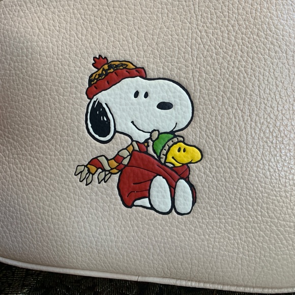 Authentic COACH Pebbled leather top zip Peanut Crossbody - Picture 7 of 14